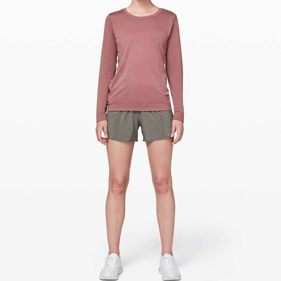 NWOT Lululemon Swiftly Tech Long Sleeve(Breeze) *Relaxed Fit Red Dust 10 - Picture 3 of 10